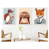 Painting by Numbers Funny Animals Fox with Jacket