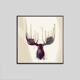 Paint by Numbers for Adults Animals Moose