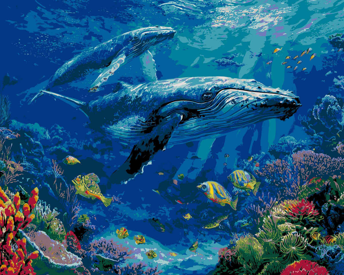 Painting by Numbers Underwater World