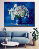 Painting by Numbers Flowers Daisies and Cornflowers
