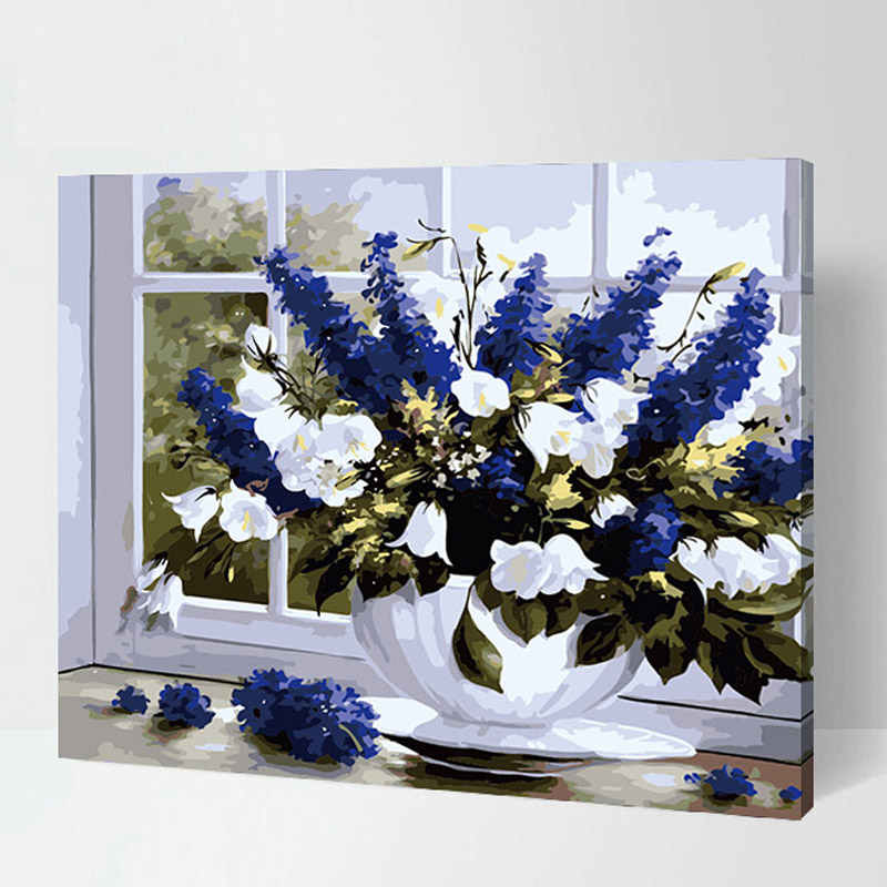 Painting by Numbers Hyacinths and Bluebells