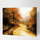 Painting by Numbers for Adults Horses in Front of The House