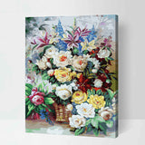 Painting by Numbers Pictures of Summer Flowers Bouquet