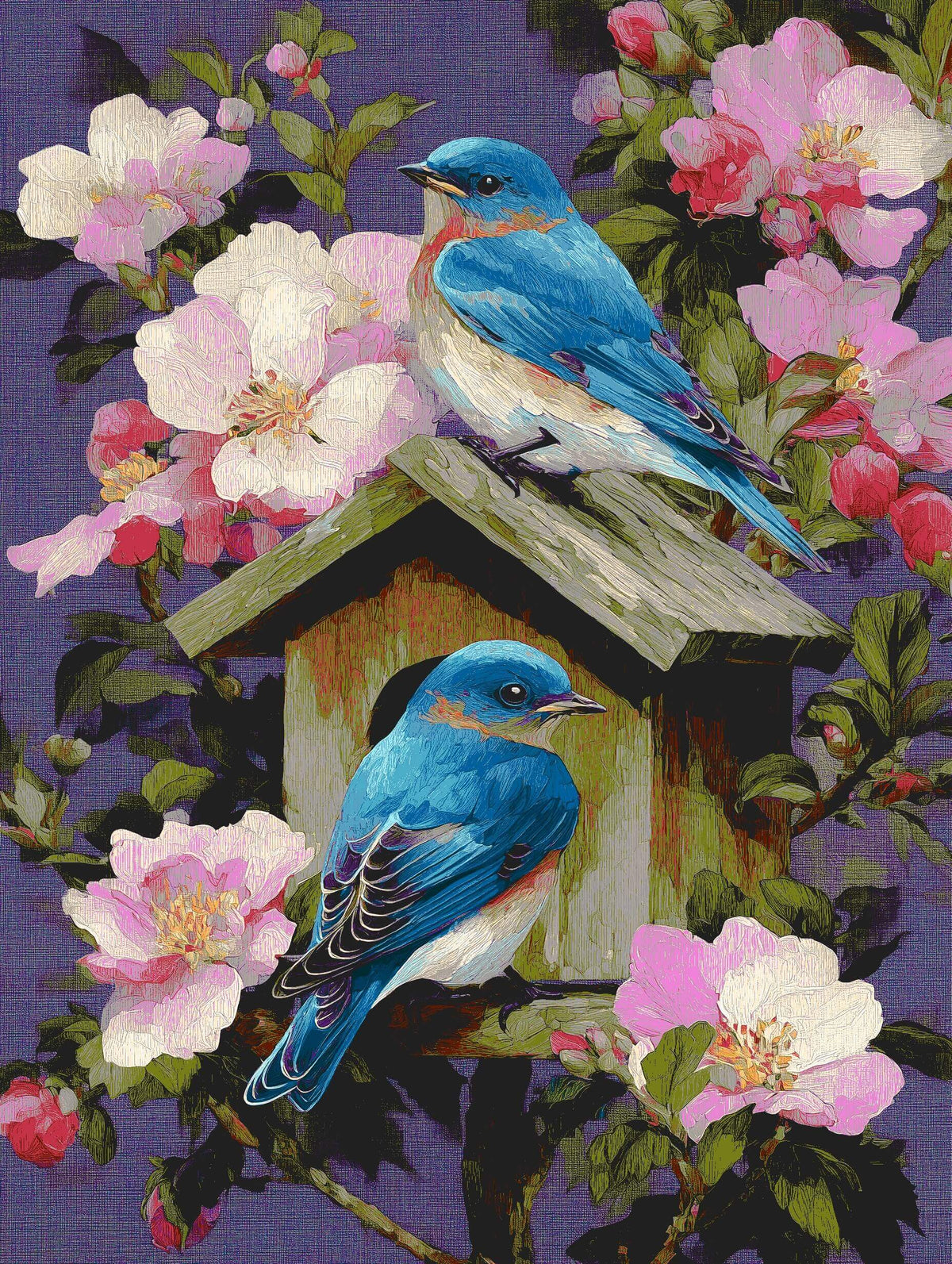 Paint-By-Numbers-Bird-In-The-Birdhouse-Ml-400
