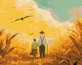 Painting by Numbers for Adults Lovers Embraced