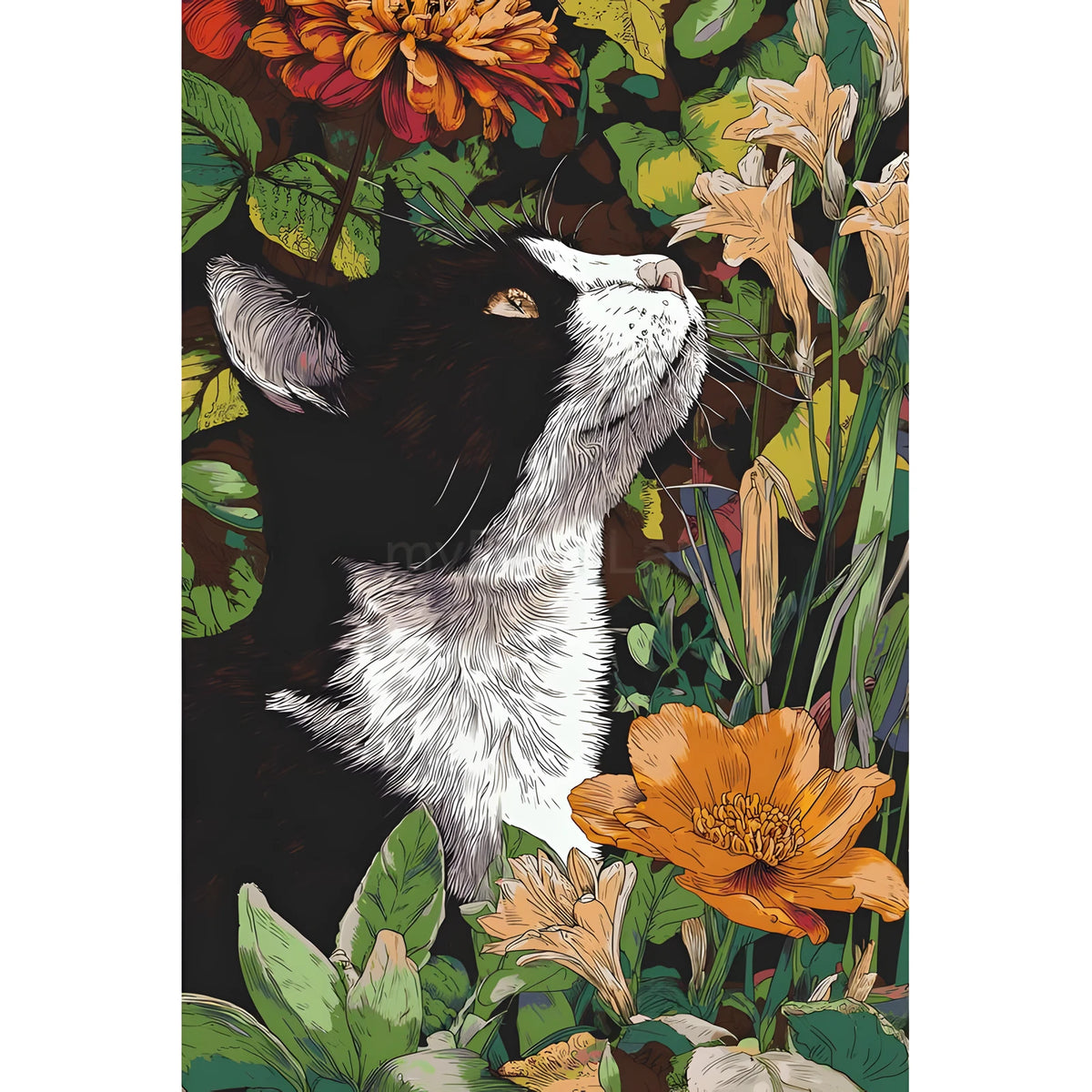 Painting by Numbers Animals Cat