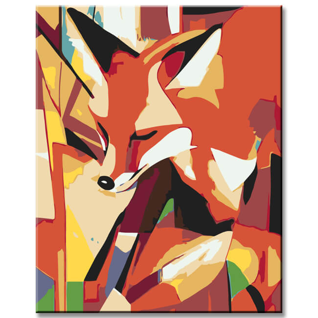 Paint by Numbers Red Fox