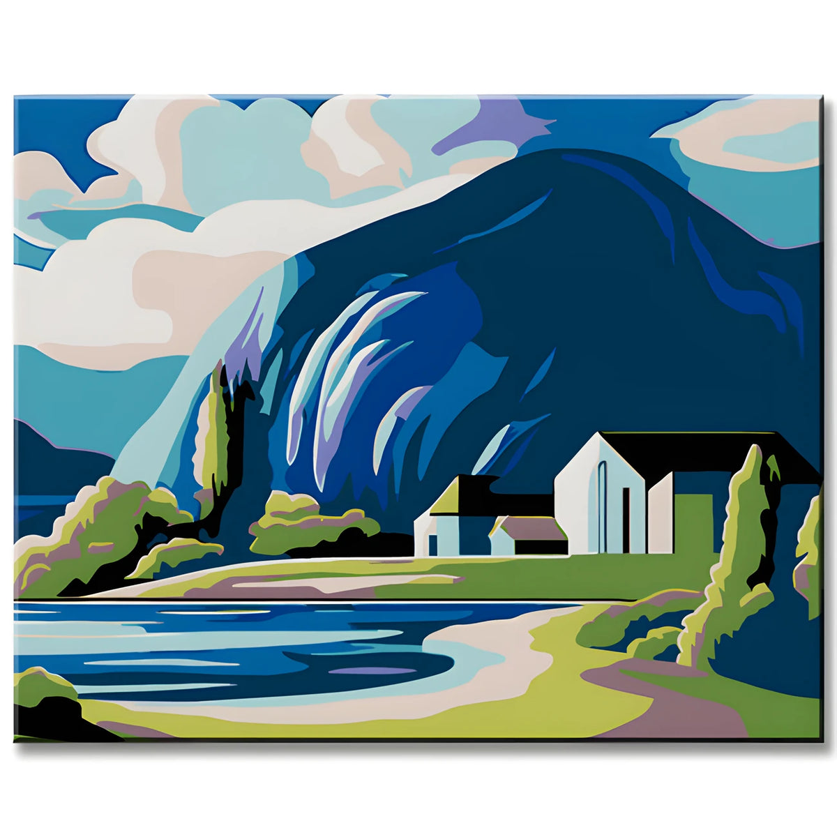 Painting by Numbers Wavy Landscape