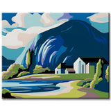 Painting by Numbers Wavy Landscape