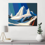 Painting by Numbers Mountains Glaciers