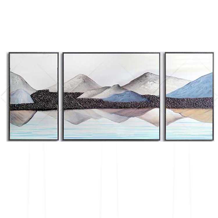 Painting by Numbers Triptych Reflection