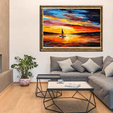 Painting by Numbers Sailboat Colorful