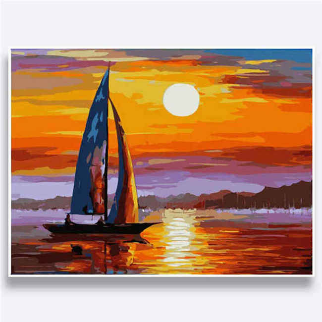 Painting by Numbers Sailing
