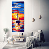 Painting by Numbers Sunrise Sea- 3-Panel (Triptych)