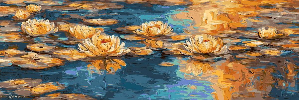Paint by Numbers Water Lilies