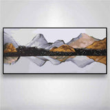 Painting by Numbers Mountain Lake Reflection