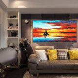 Painting by Numbers Sailboat in The Sunset