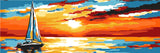 Painting by Numbers Sailboat in The Sunset