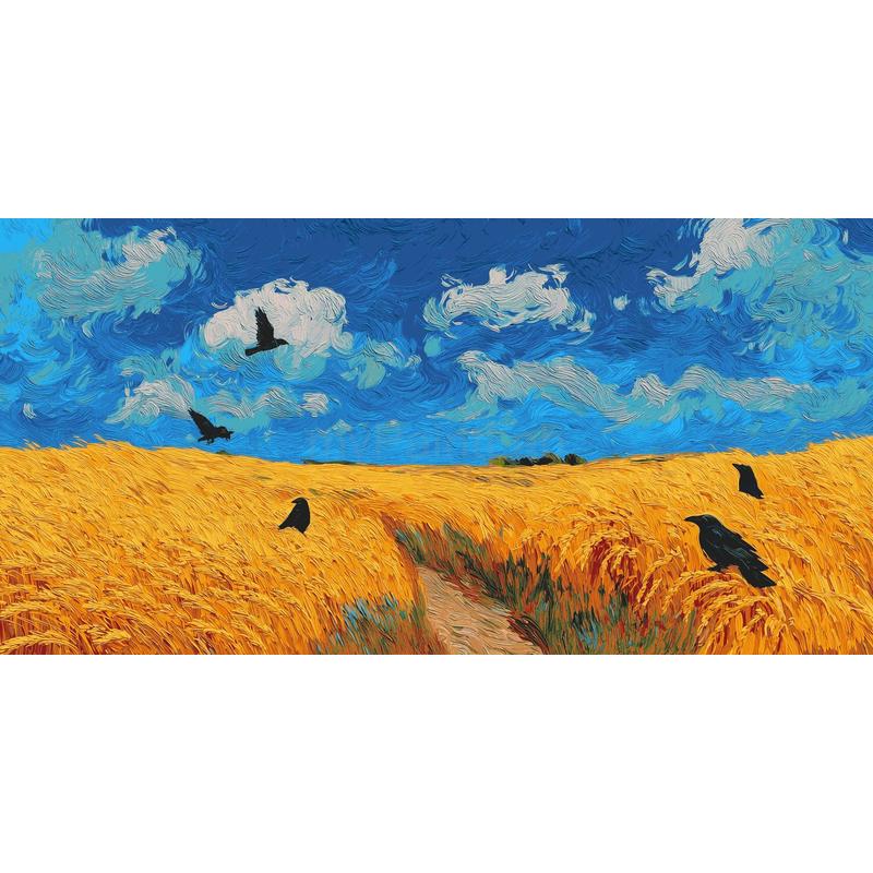 Painting by Numbers Crow Flying