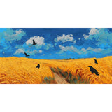 Painting by Numbers Crow Flying