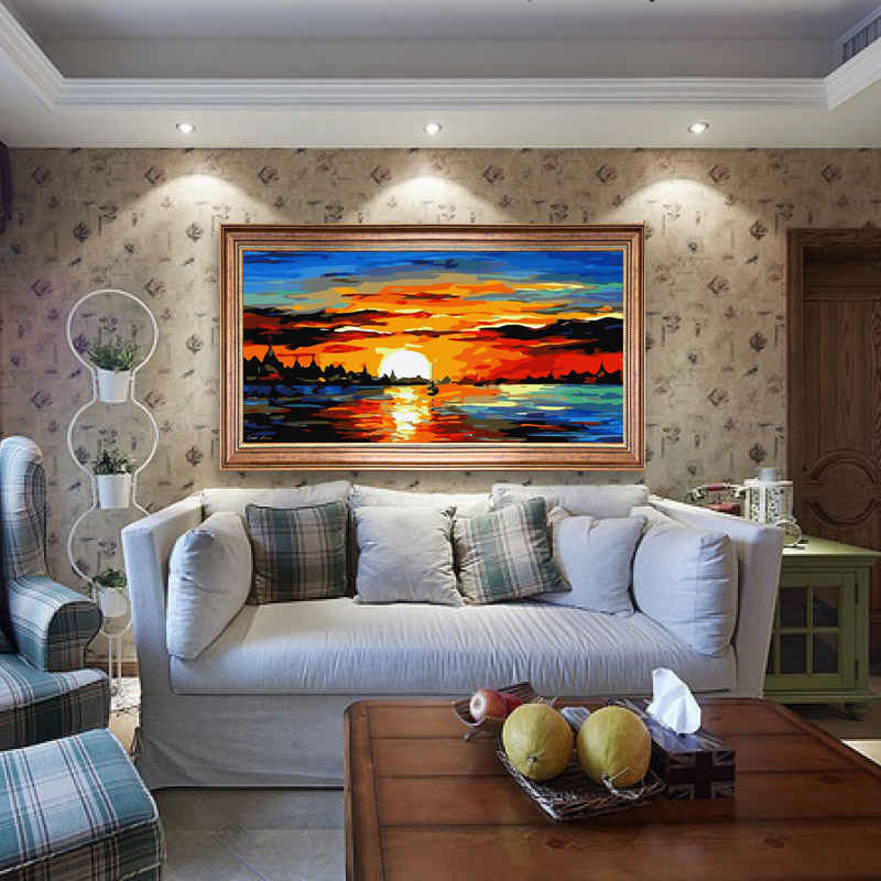 Painting by Numbers Sunrise on The Coast
