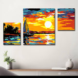 Painting by Numbers Fantasy World- 3-Panel (Triptych) -SS-099