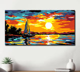 Painting by Numbers Sunrise on The Coast