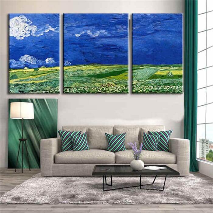 Painting by Numbers Landscape idyll 3-Panel (Triptych)