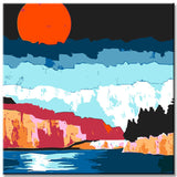 Paint by Numbers Waterfront