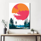 Paint by Numbers Red Sun