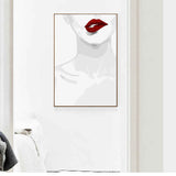 Paint by Numbers Red Lips