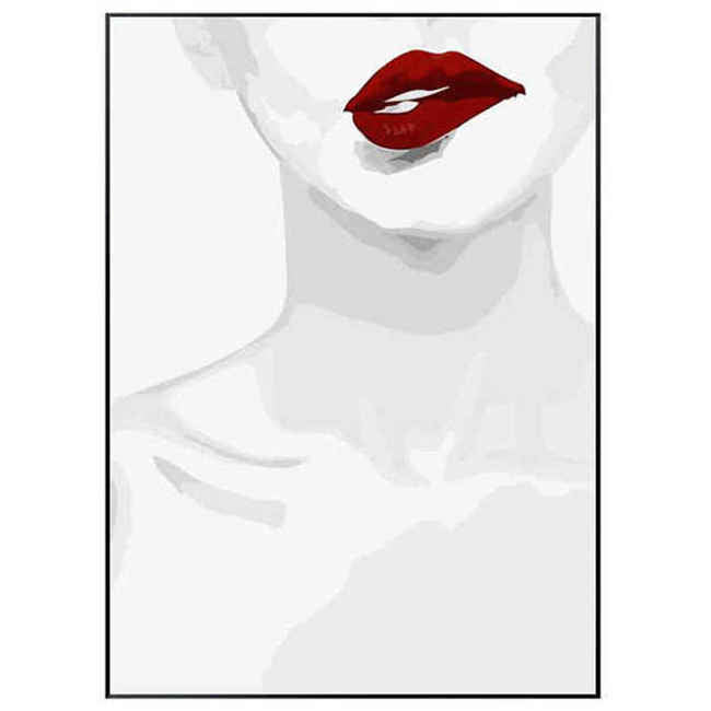 Paint by Numbers Red Lips