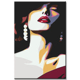 Painting by Numbers White Lady