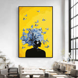 Painting by Numbers Butterflies Head