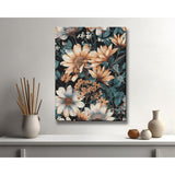 Painting by Numbers Flowers White
