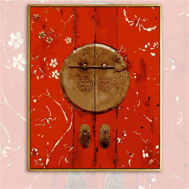 Paint by Numbers Door Lock China