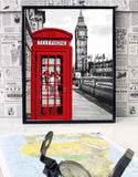 Painting by Numbers London Telephone Box Big Ben