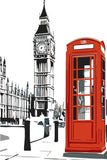 Painting by Numbers London Telephone Box Big Ben
