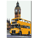 Painting by Numbers London Bus Yellow Big Ben