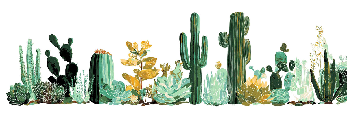 Paint by Numbers Cacti