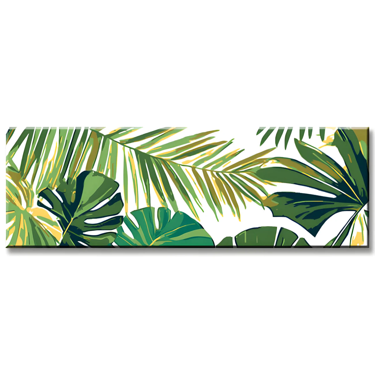 Paint by Numbers Palm Leaf Pattern