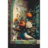 Painting by Numbers Doves Roses