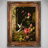Painting by Numbers Doves Roses