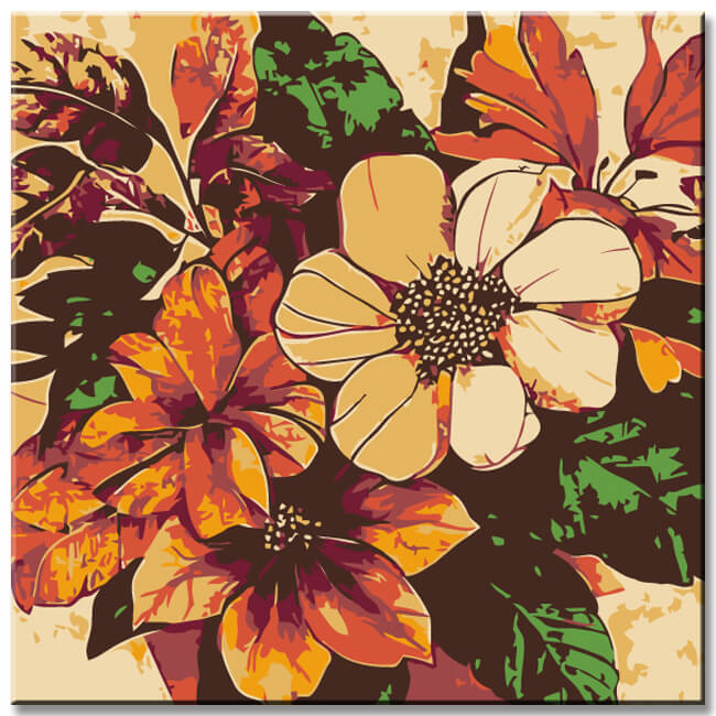 Painting by Numbers Flowers and Plants