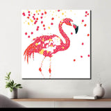 Paint by Numbers Animals Flamingo Dots