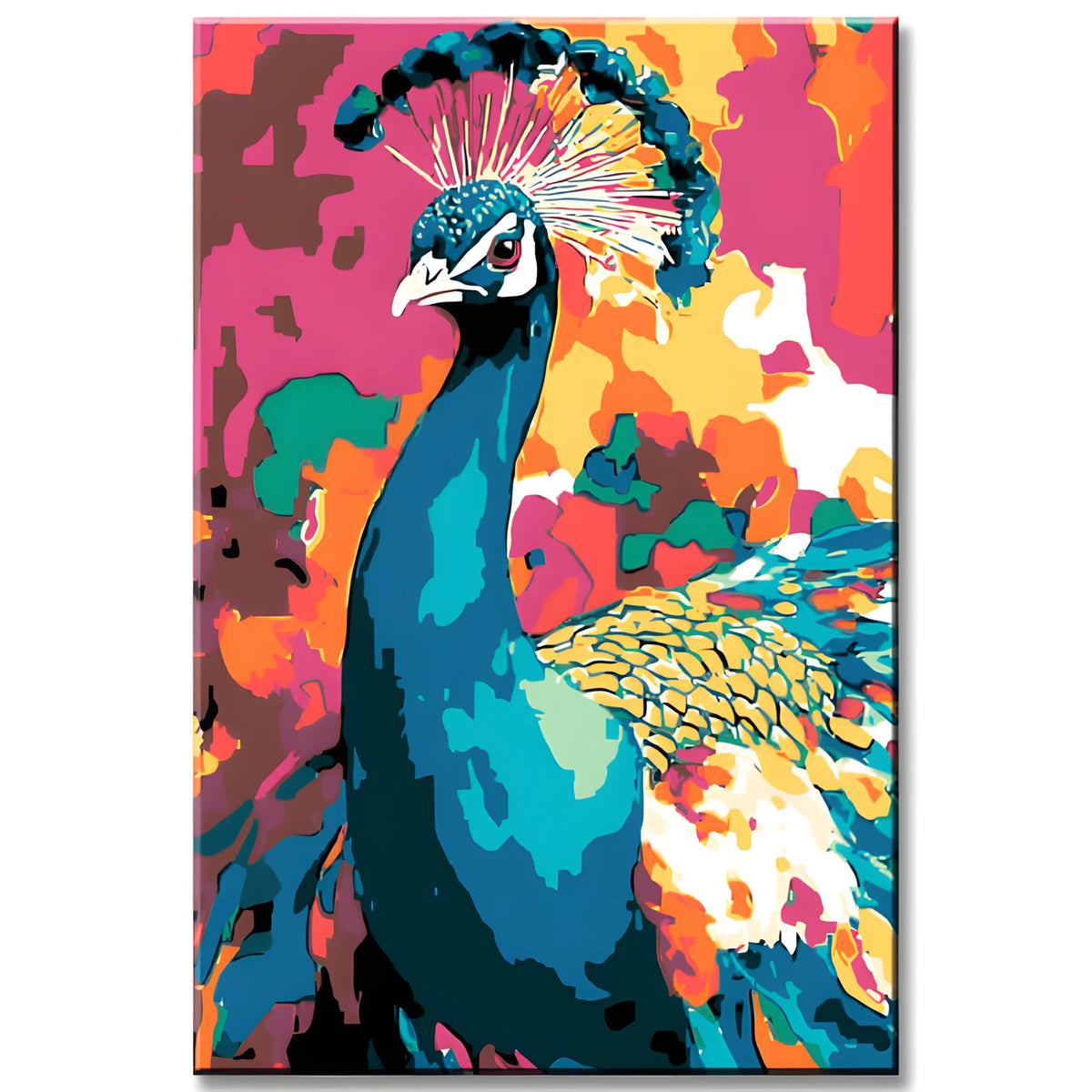 Painting by Numbers Peacock