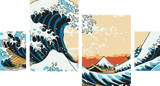Painting by Numbers The Great Wave of Kanagawa 4-Panel (Quattro)