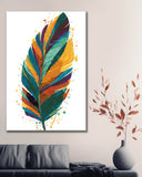 Painting by Numbers Feathers White