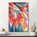 Painting by Numbers Bird Feathers Colorful