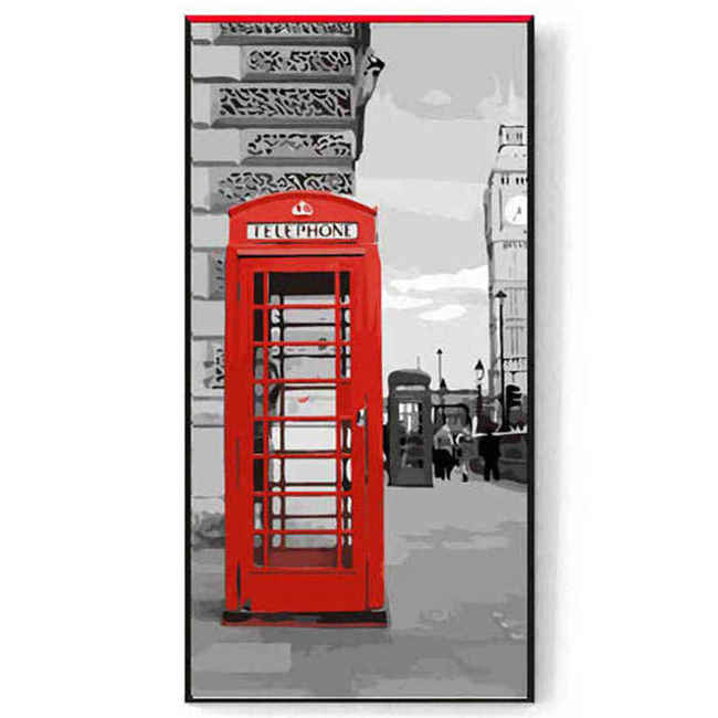 Paint by Numbers London Telephone Box